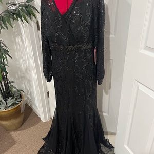 Black formal ladies dress